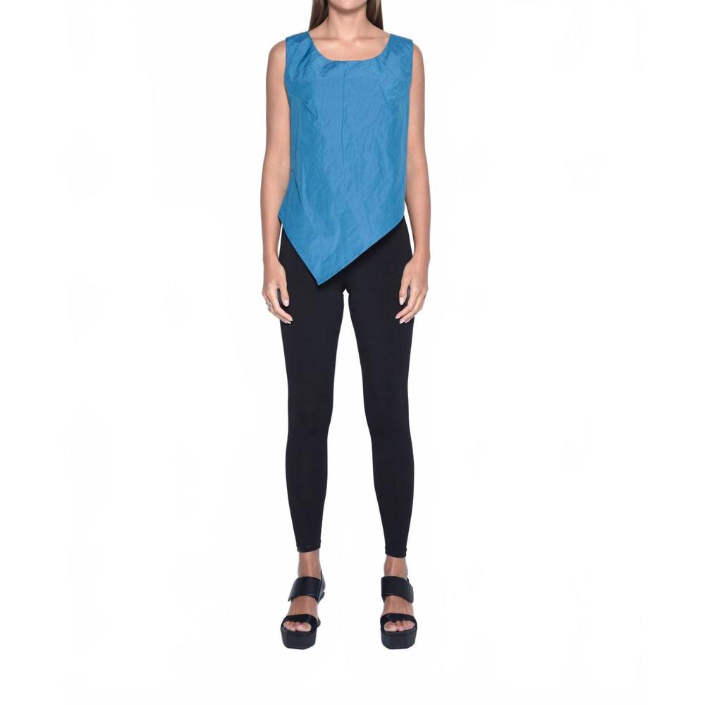 NEW SIMPLY MILA uneven hem tank in teal